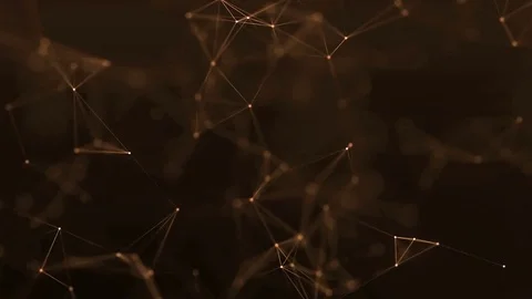 4k abstract loop color geometrical background with lines and dots Stock Footage 75974615