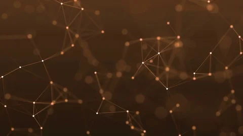 4k abstract loop color geometrical background with lines and dots Stock Footage 75976932