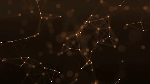 4k abstract loop color geometrical background with lines and dots Stock Footage 75978186