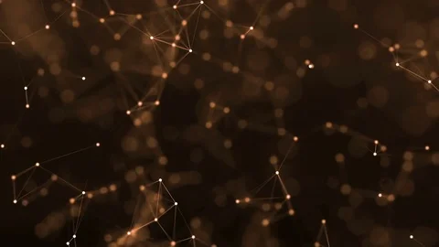 4k abstract loop color geometrical background with lines and dots Stock Footage 75978646