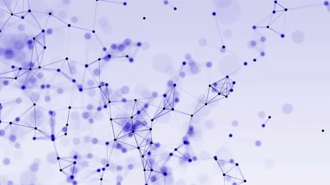 4k abstract loop color geometrical background with lines and dots Stock Footage 75979917