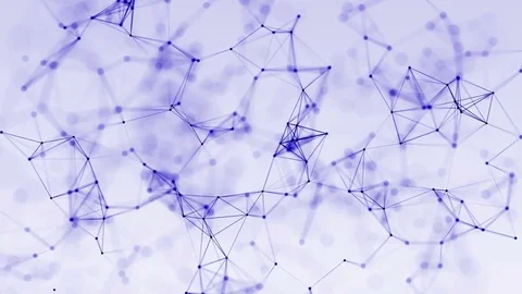 4k abstract loop color geometrical background with lines and dots Stock Footage 75982209