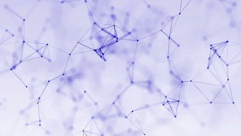 4k abstract loop color geometrical background with lines and dots Stock Footage 75984462