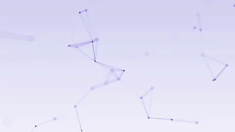 4k abstract loop color geometrical background with lines and dots Stock Footage 75984887