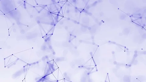 4k abstract loop color geometrical background with lines and dots Stock Footage 75985057