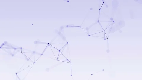 4k abstract loop color geometrical background with lines and dots Stock Footage 75985117