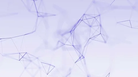 4k abstract loop color geometrical background with lines and dots Stock Footage 75985294