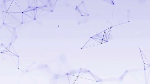 4k abstract loop color geometrical background with lines and dots Stock Footage 75985373