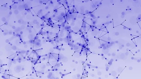 4k abstract loop color geometrical background with lines and dots Stock Footage 76015156