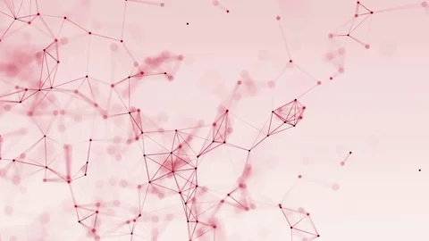 4k abstract loop color geometrical background with lines and dots Stock Footage 76036685