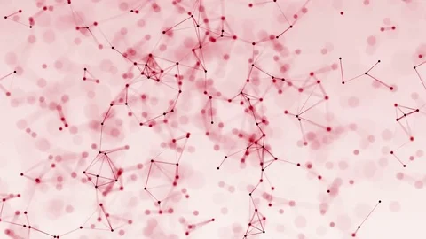 4k abstract loop color geometrical background with lines and dots Stock Footage 76049566