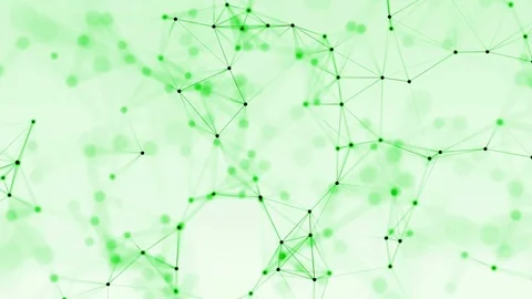 4k abstract loop color geometrical background with lines and dots Stock Footage 76052503