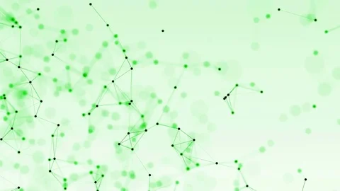 4k abstract loop color geometrical background with lines and dots Stock Footage 76053416