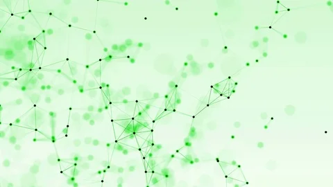 4k abstract loop color geometrical background with lines and dots Stock Footage 76053540