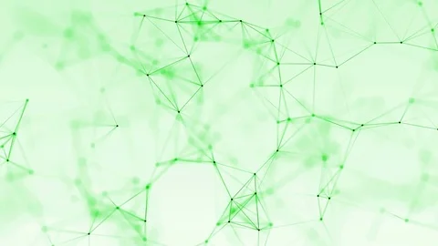 4k abstract loop color geometrical background with lines and dots Stock Footage 76054372