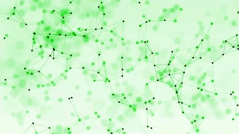 4k abstract loop color geometrical background with lines and dots Stock Footage