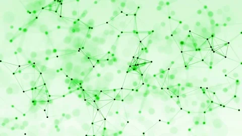 4k abstract loop color geometrical background with lines and dots Stock Footage 76055175
