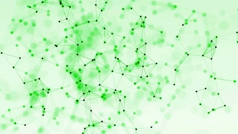 4k abstract loop color geometrical background with lines and dots Stock Footage 76057724