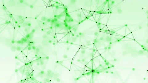 4k abstract loop color geometrical background with lines and dots Stock Footage 76060481