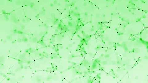 4k abstract loop color geometrical background with lines and dots Stock Footage 76075637