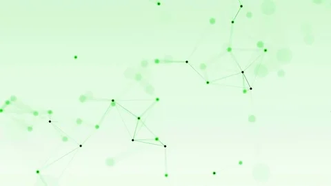 4k abstract loop color geometrical background with lines and dots Stock Footage 76079893