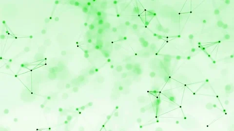 4k abstract loop color geometrical background with lines and dots Stock Footage 76080858