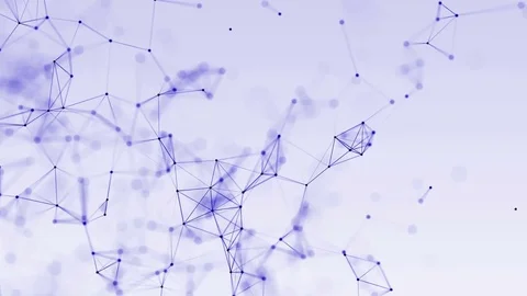 4k abstract loop futuristic geometrical background with lines and dots 스톡 동영상 75982630