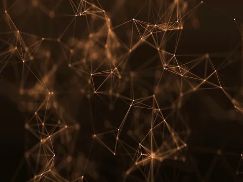 4k abstract loop futuristic technology background with lines and dots Stock Footage 71433309