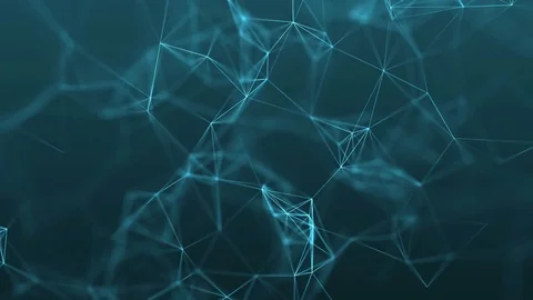 4k abstract loop futuristic technology background with lines and dots Stock Footage 73876270