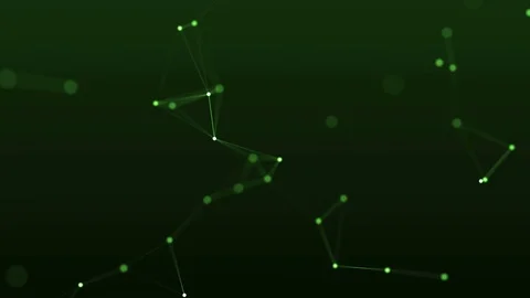 4k abstract loop futuristic technology background with lines and dots Stock Footage 75892040