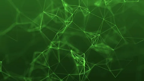 4k abstract loop futuristic technology background with lines and dots Stock Footage 75893047