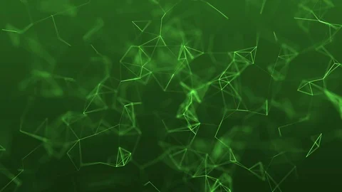 4k abstract loop futuristic technology background with lines and dots Stock Footage 75893355