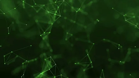 4k abstract loop futuristic technology background with lines and dots Stock Footage 75956375