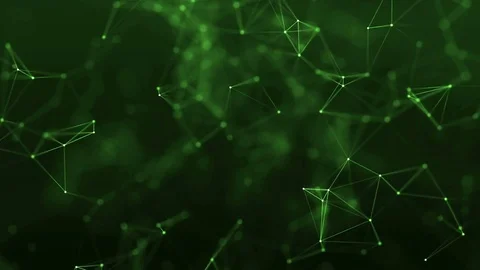 4k abstract loop futuristic technology background with lines and dots Stock Footage 75956422