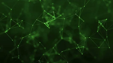 4k abstract loop futuristic technology background with lines and dots Stock Footage 75956561