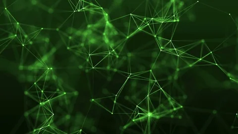 4k abstract loop Futuristic technology background with lines and dots Stock Footage 75971788