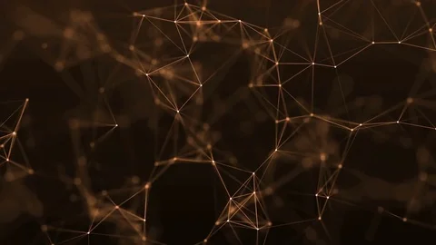 4k abstract loop futuristic technology background with lines and dots Stock Footage 75974124