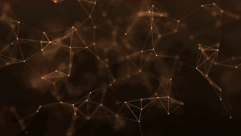 4k abstract loop futuristic technology background with lines and dots Stock Footage 75974823