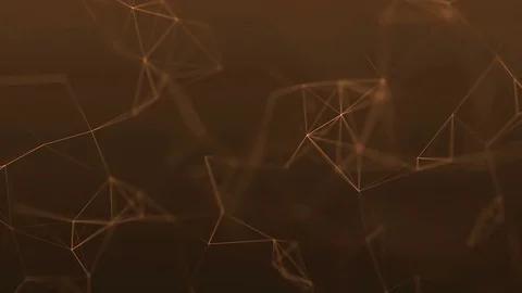 4k abstract loop futuristic technology background with lines and dots Stock Footage 75976391