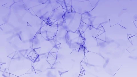 4k abstract loop futuristic technology geometrical background with lines and Video stock 75985878