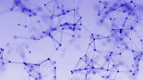 4k abstract loop futuristic technology geometrical background with lines and Stock Footage 76013409