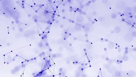 4k abstract loop futuristic technology geometrical background with lines and Stock Footage 76018234