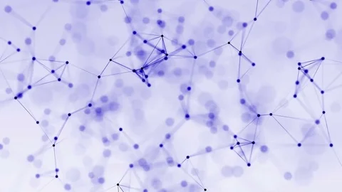 4k abstract loop futuristic technology geometrical background with lines and Video stock 76031791