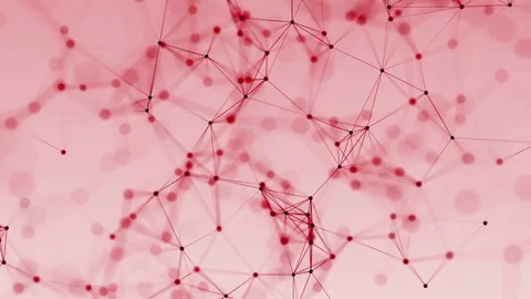 4k abstract loop futuristic technology geometrical background with lines and Stock Footage 76045757