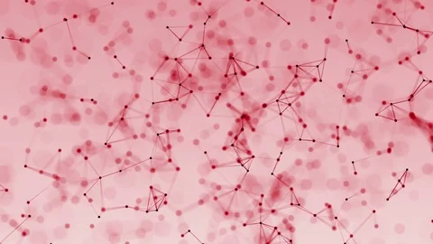 4k abstract loop futuristic technology geometrical background with lines and Stock Footage 76045925