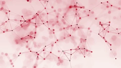 4k abstract loop futuristic technology geometrical background with lines and Stock Footage 76051596