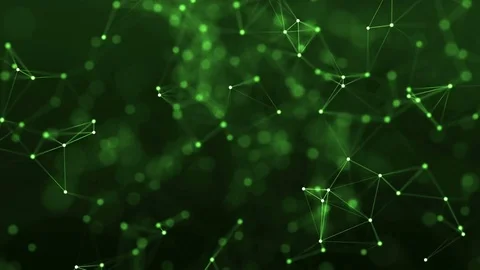 4k abstract loop futuristic technologybackground with lines and dots Stock Footage 75891689