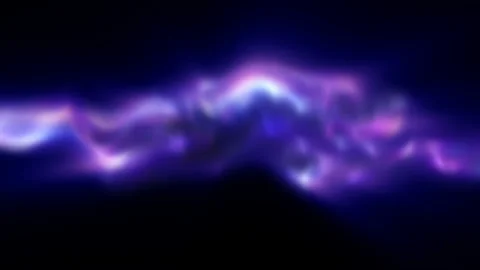4K. Abstract loopable blue and violet wavy motion background Stock Footage 120839426