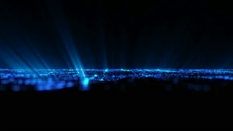 4K. Abstract loopable blue and violet wavy motion background. Stock Footage 124287521