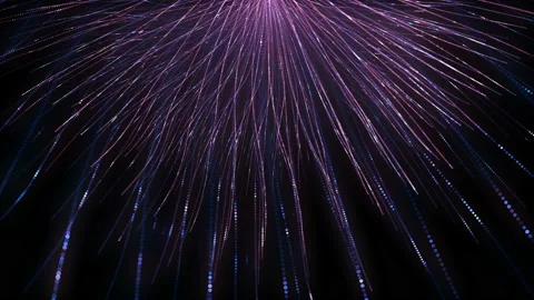 4K. Abstract loopable blue and violet wavy motion background Stock Footage 124301724